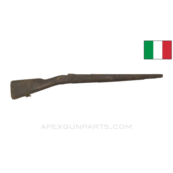 Italian Carcano M91/24 Carbine Stock, Cracked, Wood, 33" *Fair*