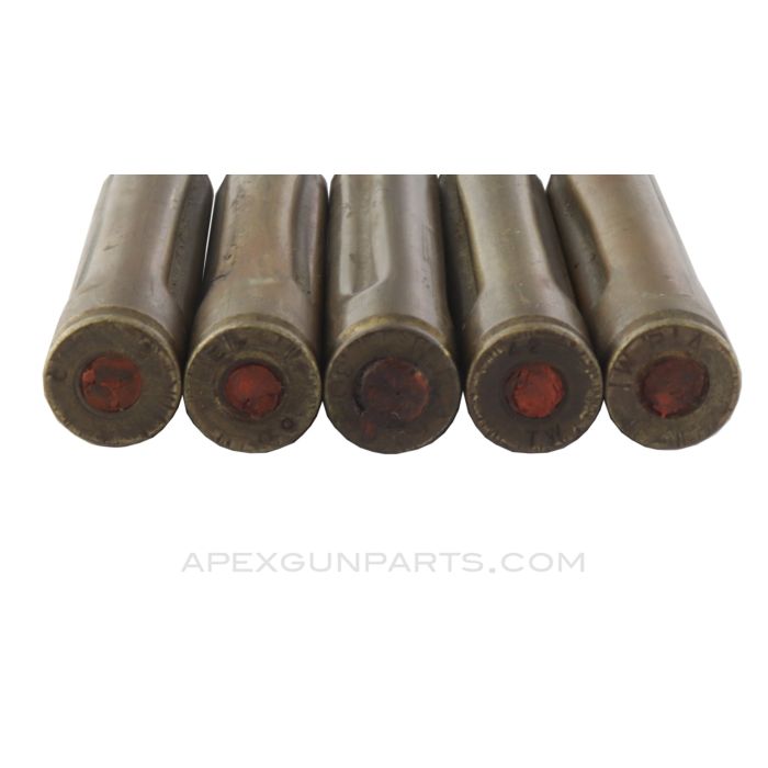 5) Pack Dummy Rounds with (1) Stripper Clip, .30-06, Rusty, *Good*