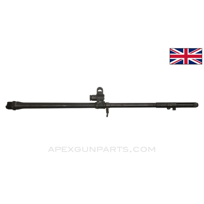 L1A1 Barrel, 21", Inch Pattern, Stripped w/ Gas Block & Flash Hider , 7.62X51 NATO *Good* 