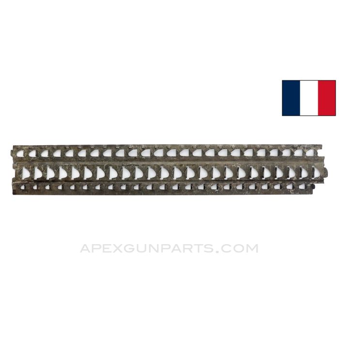 French Hotchkiss Feed Strip, 24rd, Steel, 8mm Lebel *Good* 