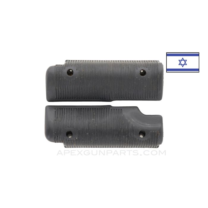 UZI Handguard Set (Left & Right), Black Polymer, IMI Made *Very Good*