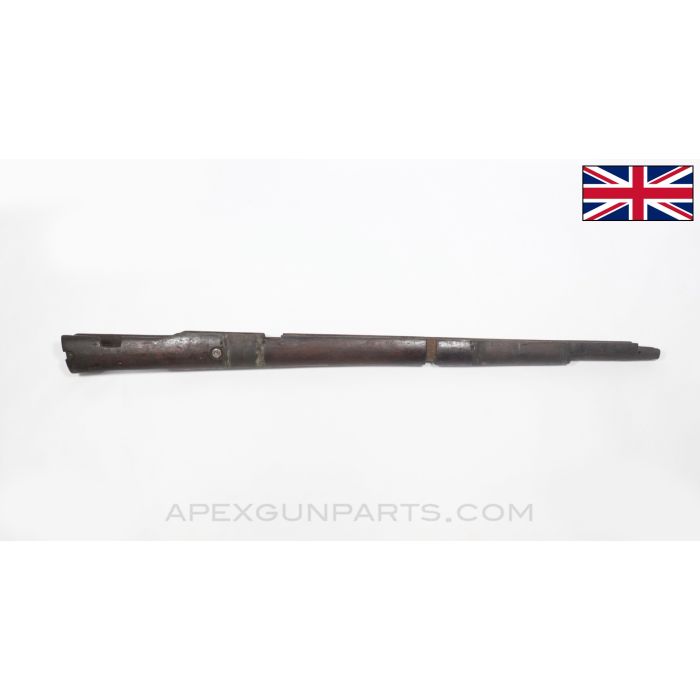 Enfield #1 Forearm, Wood,  Stripped, Indian RFI, with Reinforcing Bolt & Marks from Wire Wrapping, 30.5", *Good*