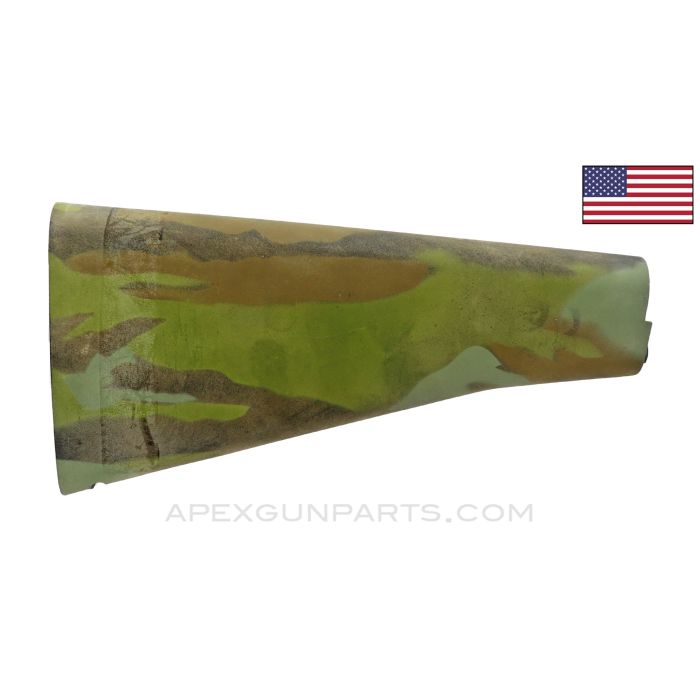 Colt AR-15 / M16A2 Buttstock, Z-Cote Painted, Polymer, Bulged Cleaning Compartment, *Poor*