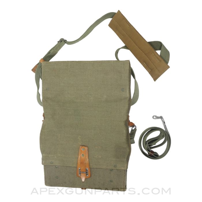 Soviet Era RPG Rocket Bag Backpack, w/ Sling, Green Canvas, *Excellent*