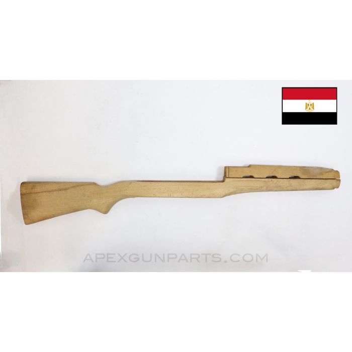 Egyptian Rasheed Carbine Stock, Solid Buttstock, Custom Pattern Handguard, Unfinished *NOS*