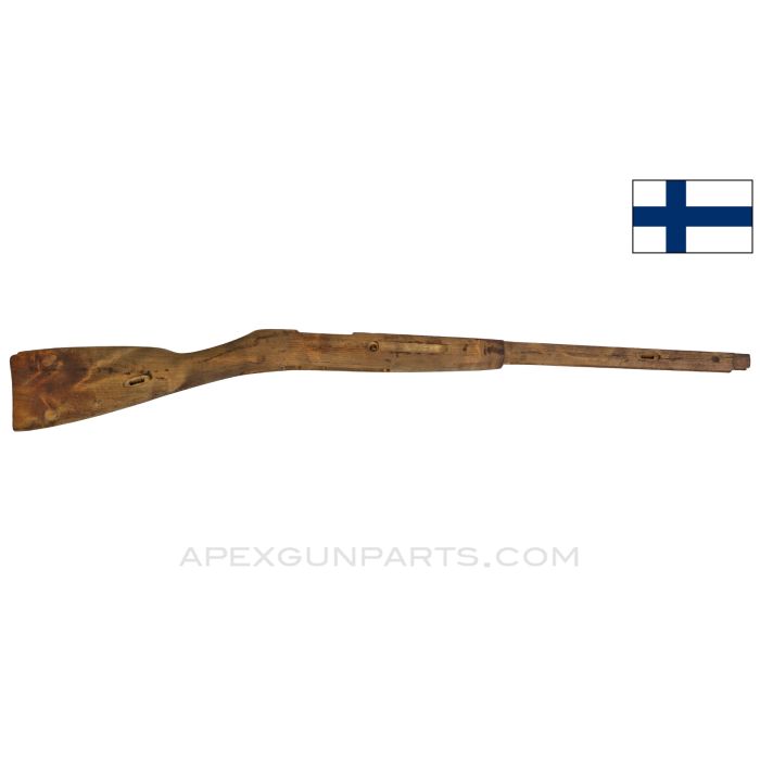 Finnish Mosin Nagant M28 Rifle Stock, No Parts Fitted, Wood, 43" *Unused* 