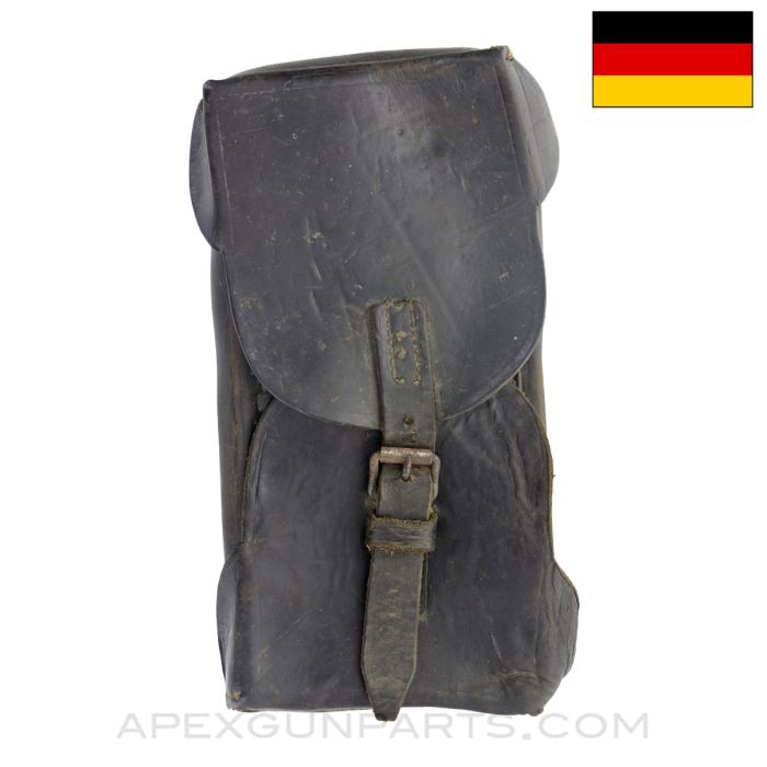 German MG-08 Maxim Gunner's Kit Pouch, Leather *Good*