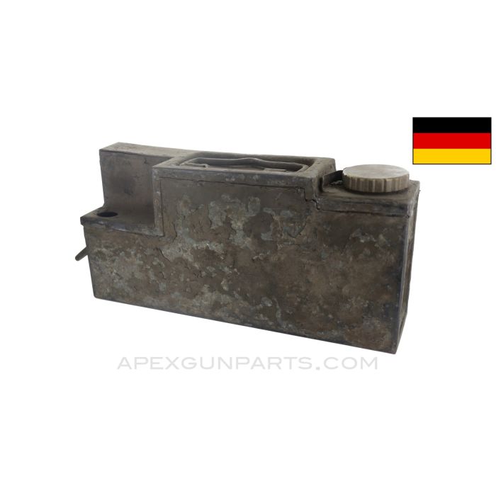 German Maxim MG-08 Project Machine Gun Water Can, No Spout, w/ Brass Cap *USED*