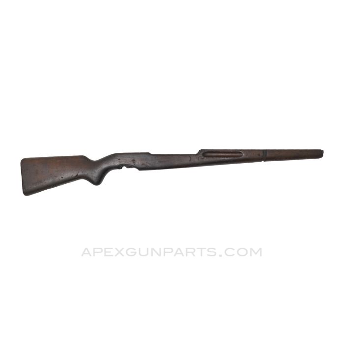 Belgian FN-49 Rifle Stock, 37", Stripped, Dark Wood, 7MM *Fair* 
