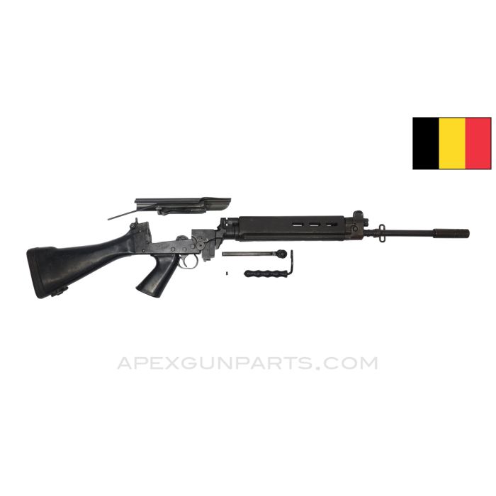 FAL Parts Kit, w/ Populated Barrel Assembly, 21", Polymer Furniture, FN Belgium, 7.62x51 NATO *Good*