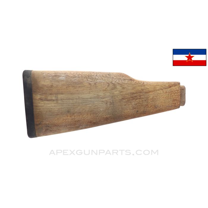 Yugoslavian M70 Buttstock, Elm Wood, Shopworn, Unfinished, *NOS*