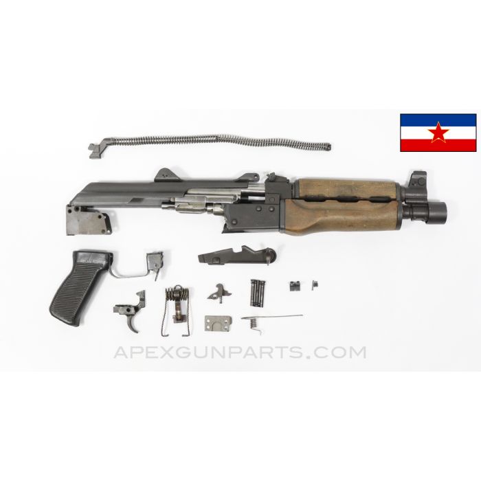 Yugoslavian AK-47 Mdl. M95 Pistol Parts Kit, w/ Populated Barrel
