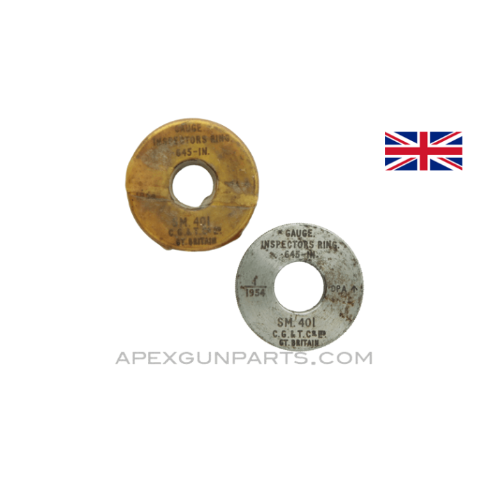 British Armorer's Gauge Ring, SM401 *Good*
