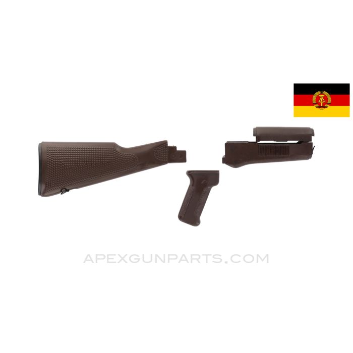 East German AKM Furniture Set, Brown Polymer *Good*