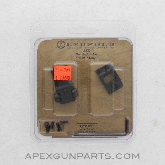 Leupold STD Browning A-Bolt Scope Base, 50030, Black *NEW*