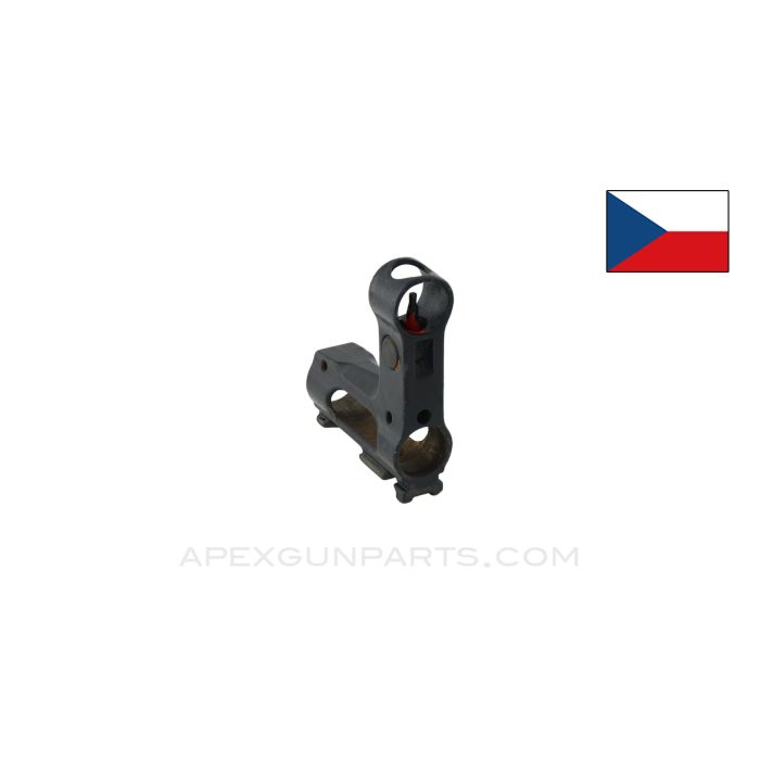 VZ-58 Front Sight, Block with Bayonet Mount, Closed Sight Protector *Good*
