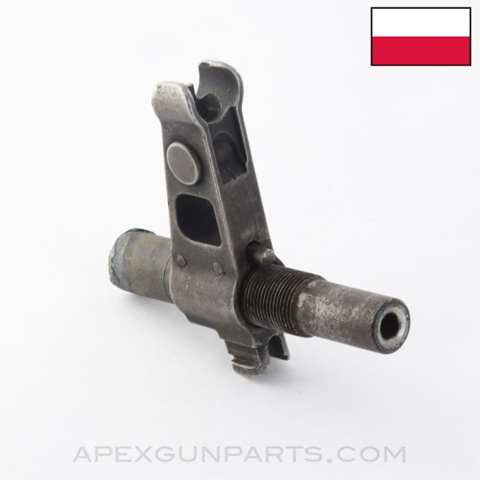 Polish Tantal wz.88 Front Sight Block, Attached to Demilled Barrel *Good*
