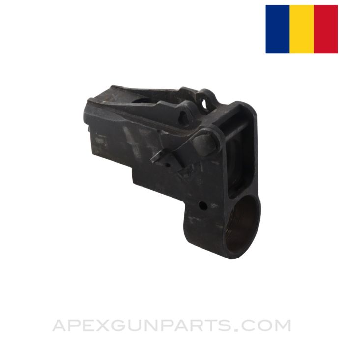 Romanian RPK Rear Sight Block, Stripped w/ Lever *Good*