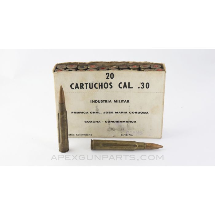 .30-06 Dummy Rounds (Rifle) - 20 in Box, *Good* 