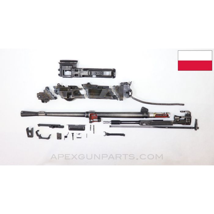 Cutaway PKT Parts Kit, Missing Charging Handle & Carry Handle, Polish *Very Good* 