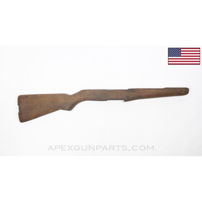 M1 Garand Stock, Stripped, 29.5", Wood, Shopworn/Repaired *Fair*