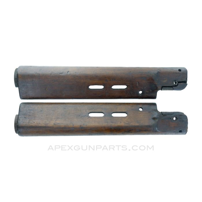 British L1A1 Handguard Set, Unmarked, Wood *Fair* 