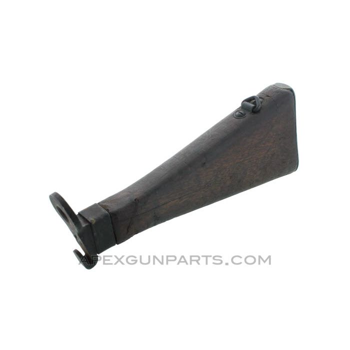 STEN Mk 5 Wood Buttstock w/Hardware, *Fair*, Sold *As Is* 