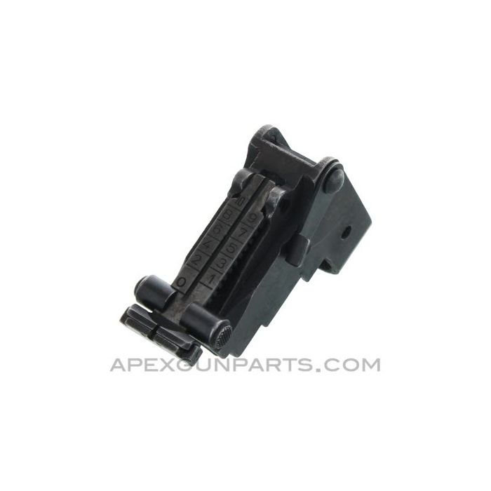 Yugoslavian M70 Rear Sight Block Assembly w/Night Sight, Expired Tritium Vial 