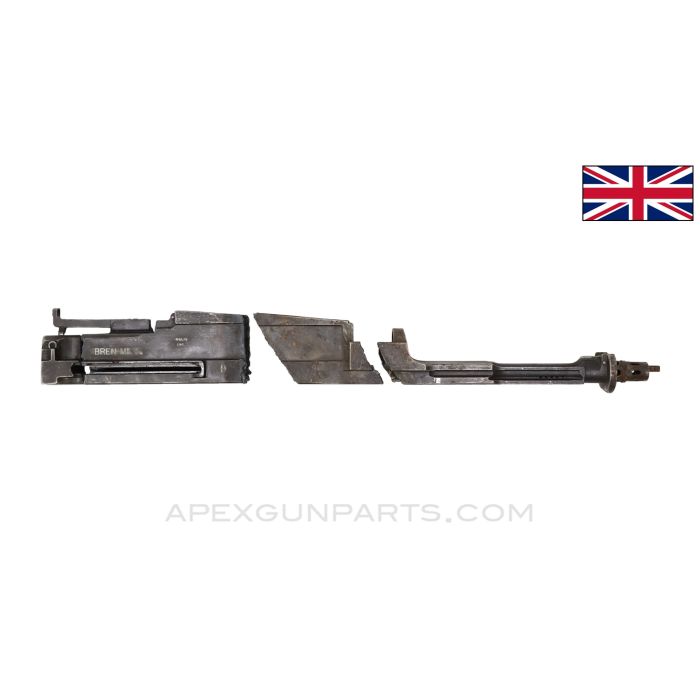 Bren MK1 Cut Receiver Section, Complete, w/ Rear sight, 4 Sections *Good* 