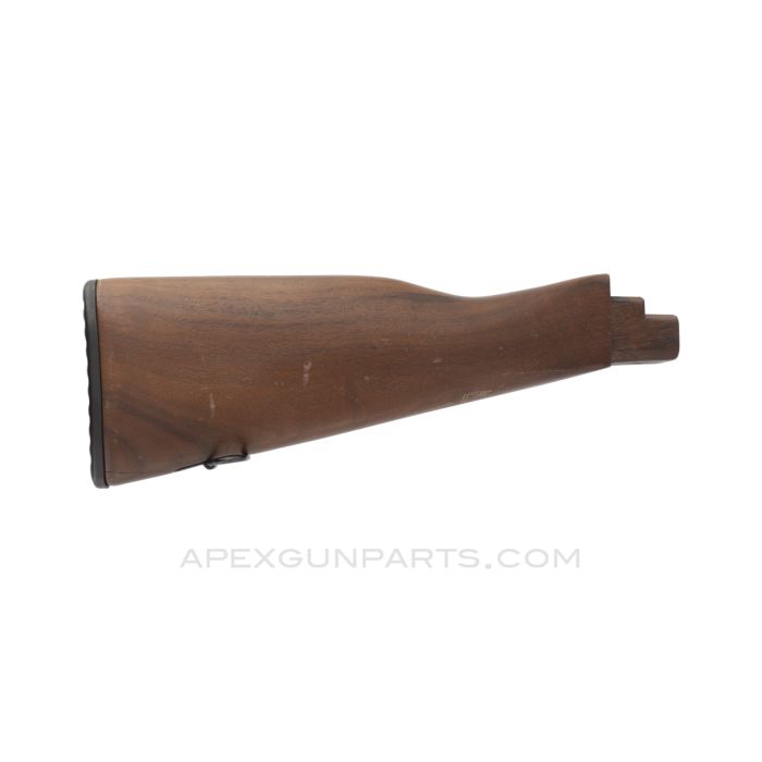 AK Wood Buttstock, Walnut Stained, Blemish, US Made *Very Good*