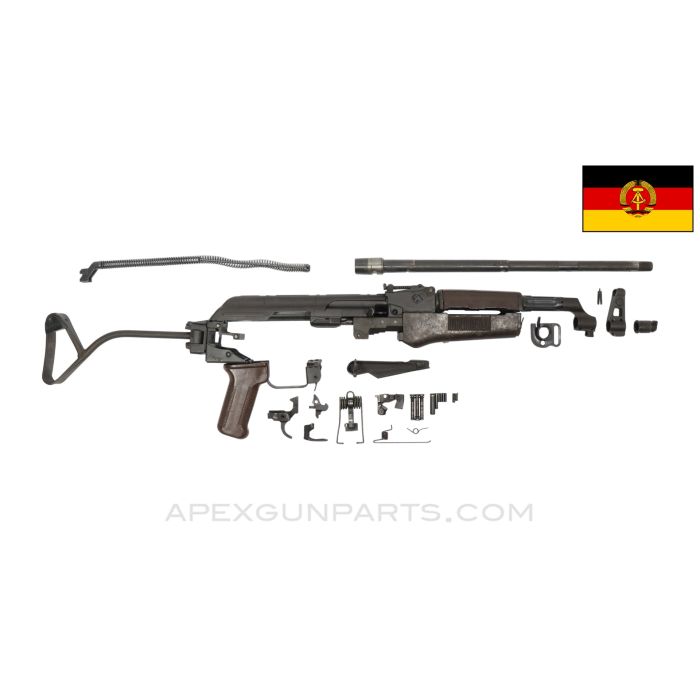 East German AK47 MPi KM Side Folder Parts Kit with Original 16.25