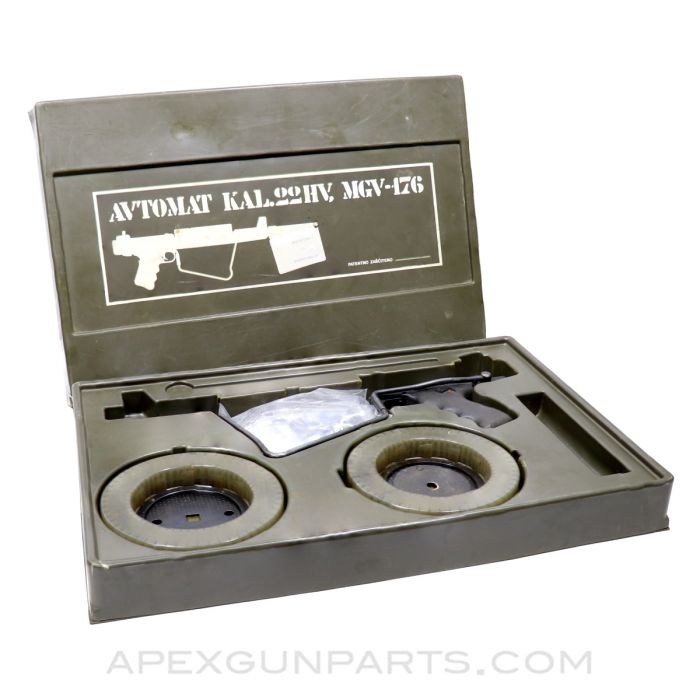 MGV-176 Parts Kit w/ Under Folder Wire Stock & Two 161rd Magazines No Winders, .22 Cal. *Very Good* 