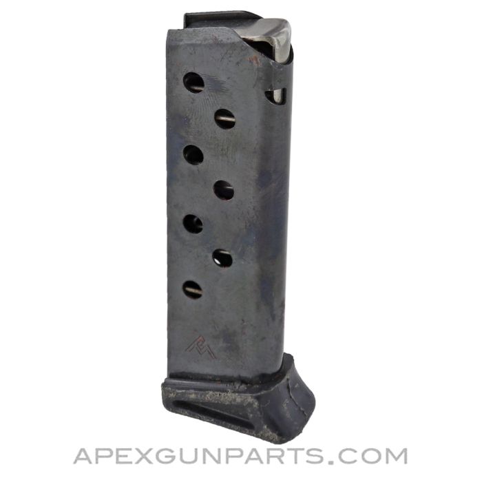Walther PPK/s Magazine, 7rd, w/ Finger Ext, Blued, Mec-Gar, 7.65/.32 ACP *Fair*