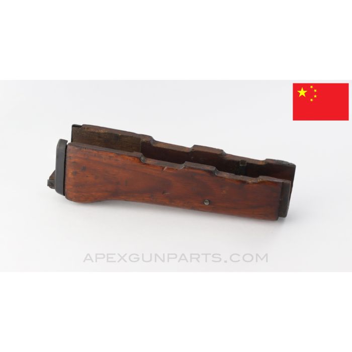 Chinese AK-47 Lower Handguard, w/ Folding Bayonet Slot, Wood *Very Good*