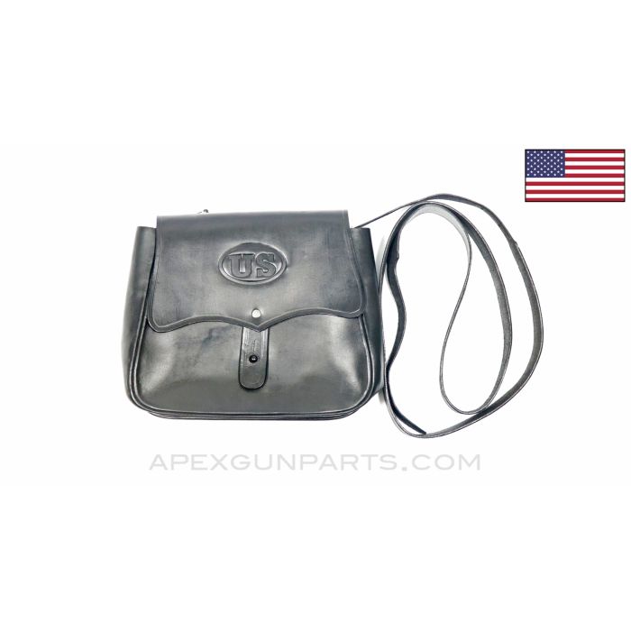 Triple K Possible Bag, Civil War Black Leather *NEW*