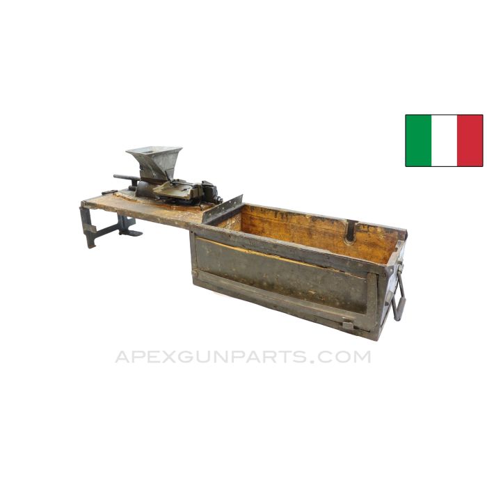 Breda M37 Strip Loader Machine w/ Install Tool, Wood Box, 8MM *Fair*