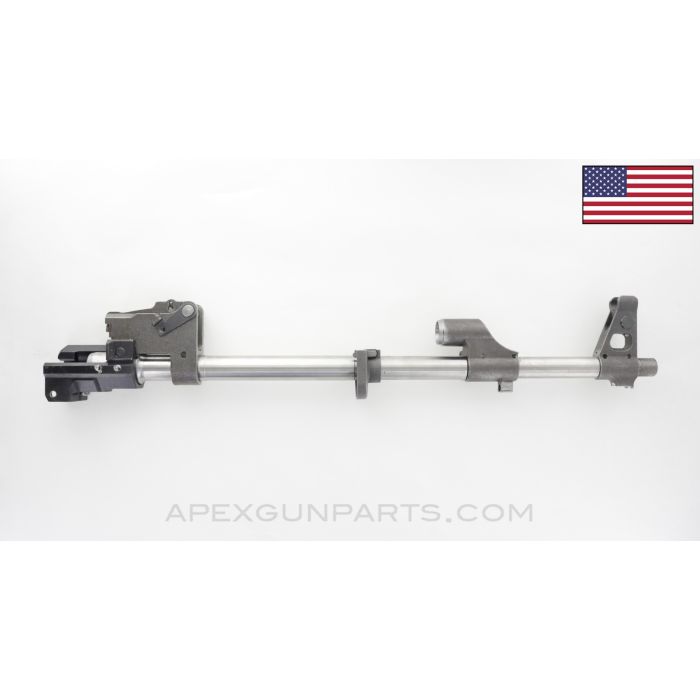 BFT47 AK Populated Barrel, w/ Trunnion & Bullet Guide, 16", In The White, US 922(r) Compliant, 7.62x39 *Unused*