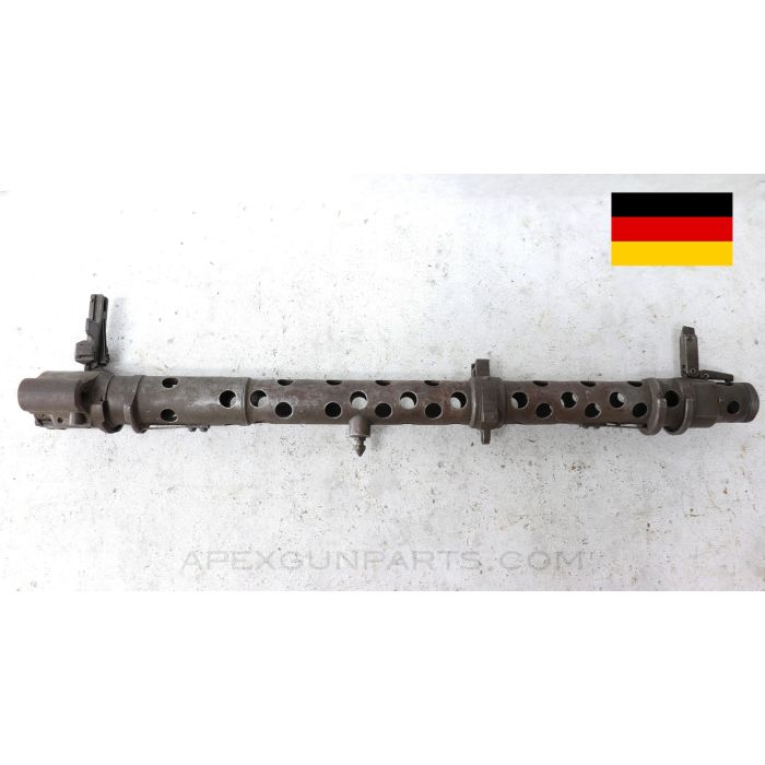 German WWII MG-34 Barrel Jacket Assembly, Waffen & DOT Marked, Israeli issued *Very Good* 