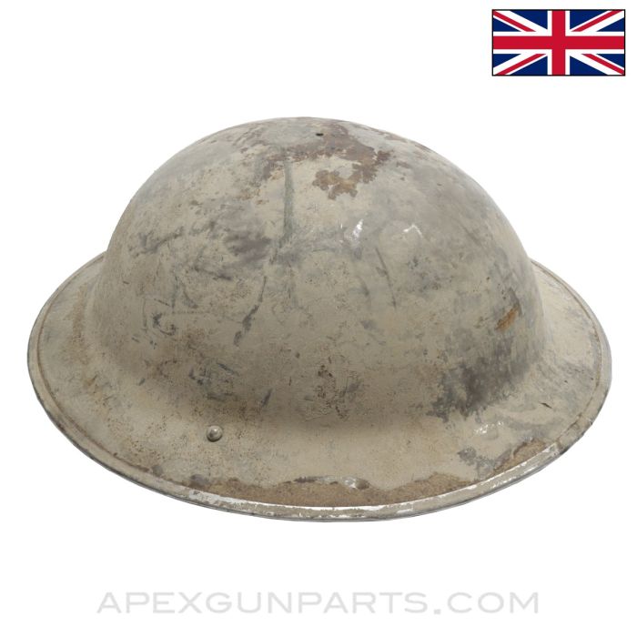 British "Brodie" MKII Steel Helmet, No Liner or Chin Strap, *Fair*