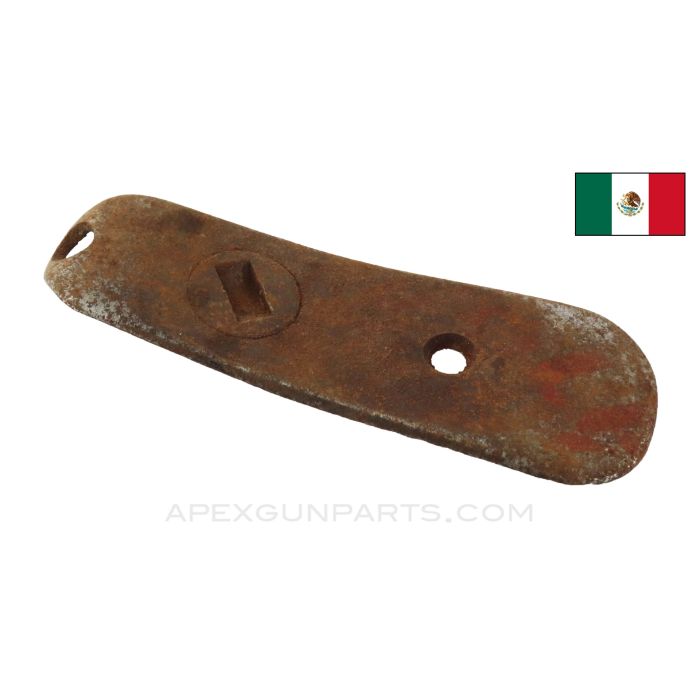 Mexican Mauser M36 Buttplate, w/ Trapdoor, *Fair*