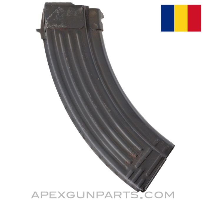 Romanian AK-47 Magazine, 30rd, Parkerized 7.62x39 *Good* 