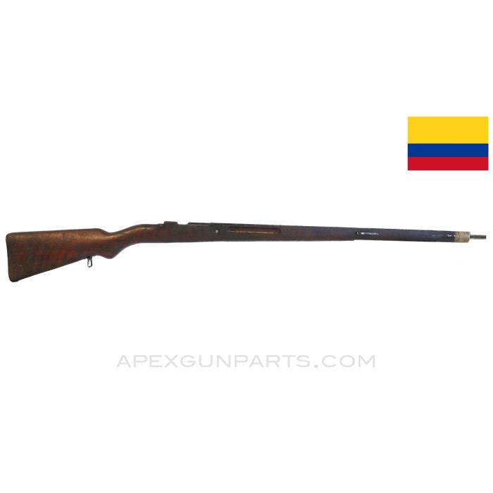 Colombian M1904 Mauser Stock, 43.5", Tiger Striped Wood *Good*