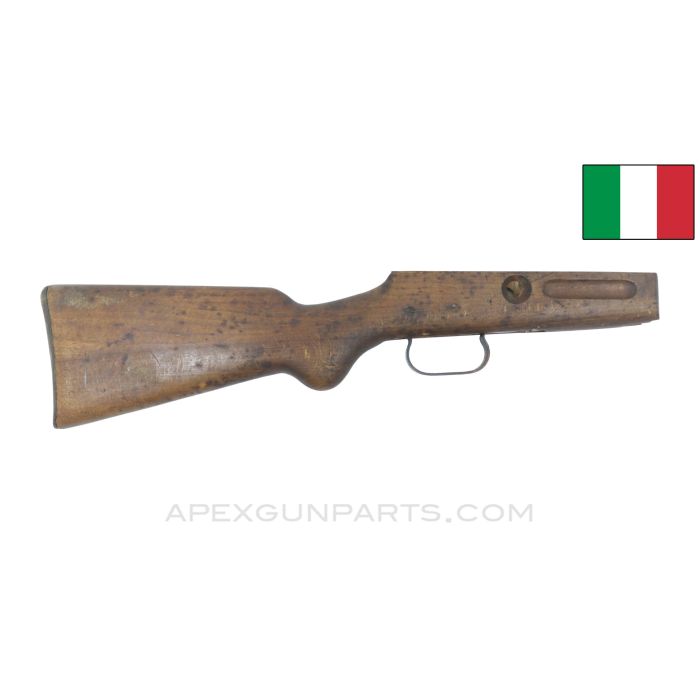 Beretta M38/49 (Model 5) SMG Stock, 20.5", w/ Trigger Guard, Cracked, Wood *Fair*
