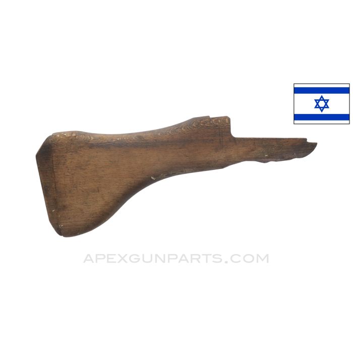 UZI Wood Buttstock, Stripped, Type 2, Quick Detach, *Good*