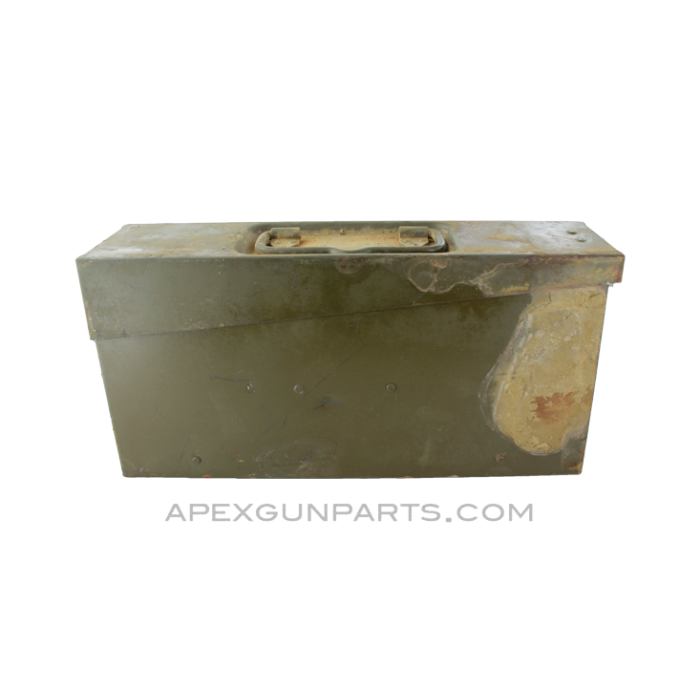 Czech ZB-37 Ammo Can, With (2) 100rd Belts, 7.92x57 *Good*