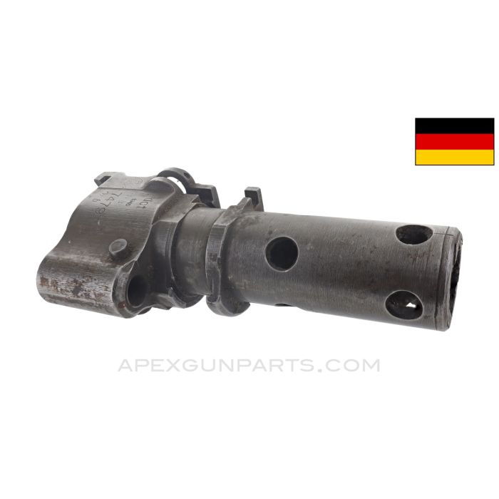 German MG-34 Rear Barrel Jacket Stub, No Rear Sight, Saw Cut *Good* 