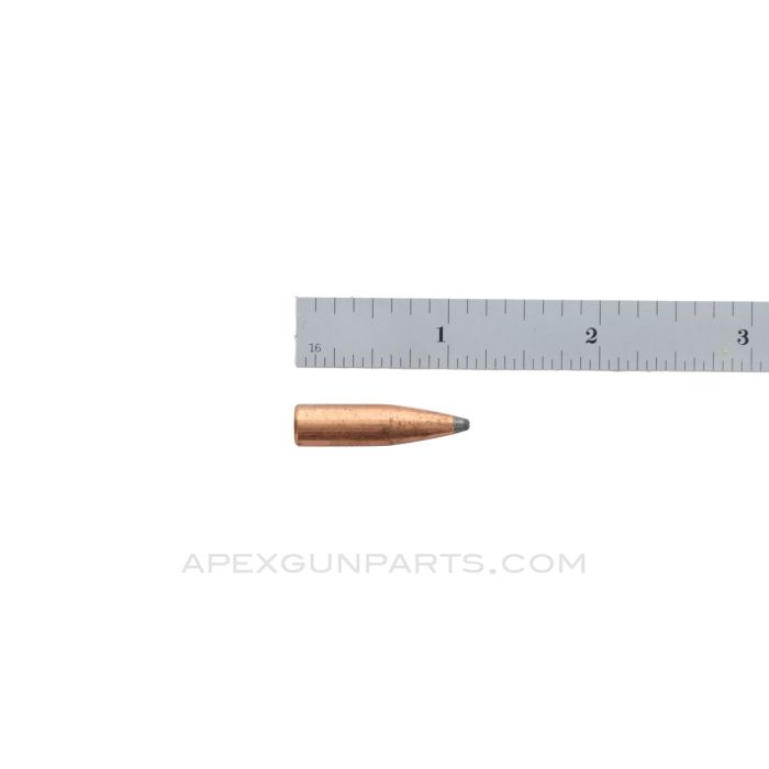 7mm Spitzer Soft Point Bullets (Rifle) - 140 Grain, Flat Base, .28" Diameter, Bag of 100