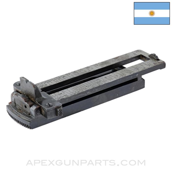 Argentine Browning 1928 Rear Sight Assembly, Complete, Colt MFG, *Good*