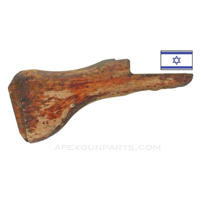UZI Wood Buttstock, Stripped, Type 4, Quick Detach, *Good* 
