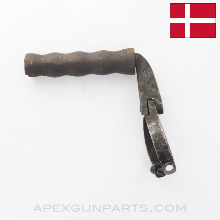 Madsen LMG Carry Handle Assembly, w/ Mount Screw & Nut *Fair* 